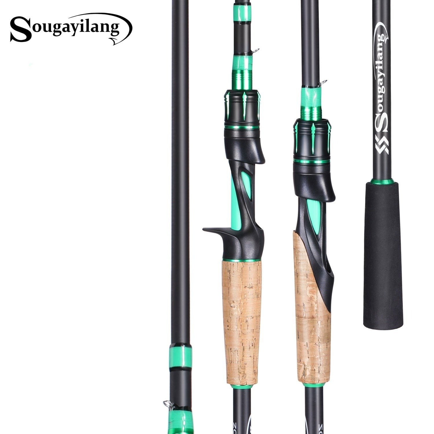 Vara de Pescar Para Carretilha ou Molinete 135/143g Sougayilang Carbono Ultraleve