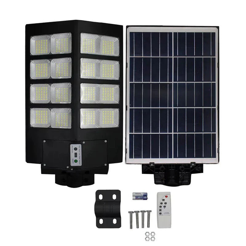 Luminária Led Solar Potência 1000W + Sensor de Movimento e Controle Remoto